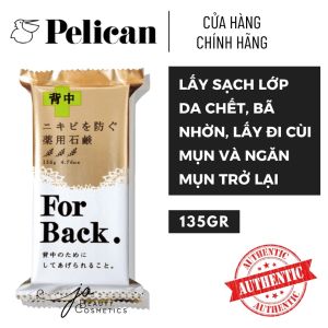 Xà Phòng Hết Mụn Lưng For Back Pelican Nhật Bản 135g Chính Hãng - Hiệu Quả Sau 7 Ngày