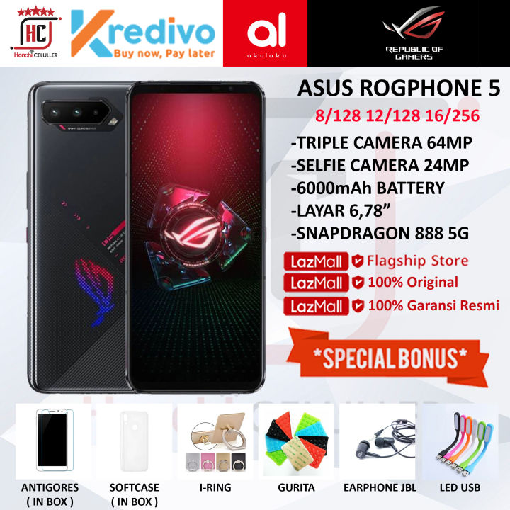 ASUS ROG 16/256GB GARANSI RESMI ASUS INDONESIA Smartphone 4K