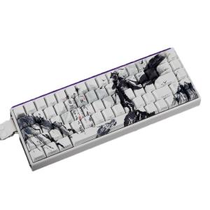 The legends of chusen Themed PBT Keycaps Original Profile Dyes Sub Side Print For 61 64 68 ANSI ISOs Mechanical Keyboards