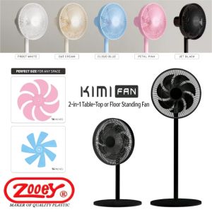 #ZOOEY 2-in-1 KIMI FAN TABLE TOP OR FLOOR STANDING FAN TWO SIZES ELECTRIC FAN BENTILADOR#LF