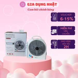 [ DÙNG 18H ] Quạt Tích Điện To ORIKATO DN-3221 2 Bình Ắc Quy Quạt Ắc Quy 2 Bình Kèm Đèn Chiếu Sáng Tiện Dụng