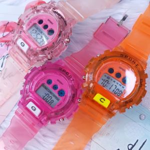 ใหม่ล่าสุด นาฬิกาแฟชั่น สายใส สีนีออน สีสดใส ระบบดิจิตอล ดีไซน์สุดฮิต ใส่ได้ทั้ง ชาย-หญิง