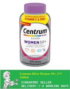 Centrum Silver Women 50+ 275 Tablets(Exp:08/2027)
