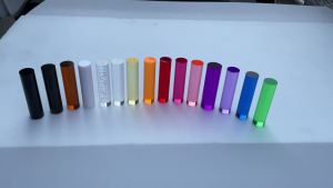 20mm Diameter Colourful Acrylic Rods Plexiglass Lucite Bar DIY Architectural Model Material Accessories Light Guide Stick