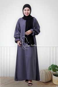 RAP COLLECTION ABAYA GAMIS WANITA TANGAN KARET PITA S M L XL XXL