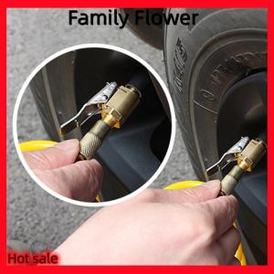 Family Flower Flash Sale Hot Car Auto Brass 8 mét nối Adapter Phụ Kiện Xe Hơi Lốp bánh xe lốp không khí Chuck Inflator bơm van clip kẹp