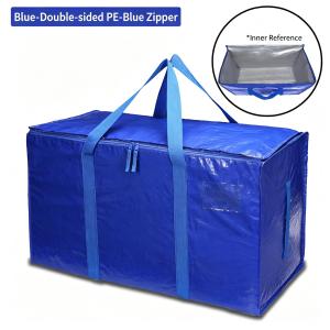 Durable Large capacity Clothes Storage Bag with Zipper and Handle Waterproof Designs Organizer Bag For Dorm Household Transfer Travel
