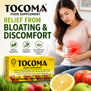 TOCOMA Colon Cleanser | Daily Detox Support for Flat Tummy & Better Digestion