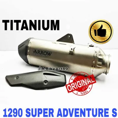 Original ARROW Exhaust KTM 1290 SUPER ADVENTURE S 72501SK Exhaust Ekzos Muffler Long Slip On Titanium 1290S