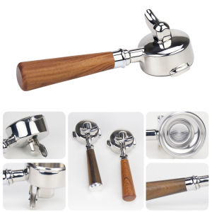 [GIO Store] 58 มม. Espresso Portafilter สแตนเลส Single-Mouth/Double-Mouth กาแฟเครื่อง Handle Bottomless กรอง Portafilter กาแฟเครื่องมือ