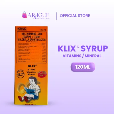 Klix 120 ml Syrup Vitamins/Mineral
