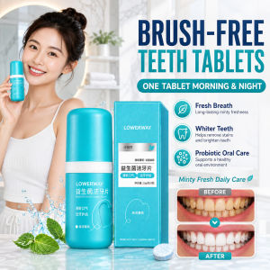 ✨Buy 1 Take 1 ✨Probiotic Dental Cleaning Tablets Portable Solid Toothpaste Fresh Breath & Teeth Brightening Stain Removal Toothpaste
