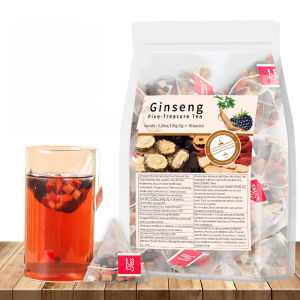 60包 人参五宝茶包Ginseng Five Treasure Tea桑葚红枣枸杞组合 滋补养生茶包 Mulberry Red Dates Health Tea Bag