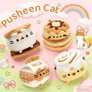 Happy Everyday.you Adorable Sandwich Cat Plush Toy Throw Pillow Ultra-soft Skin-friendly Durable Eco-friendly Couch Sofa Bedroom Home Decoration Children Birthday Hadiah Kanak-kanak