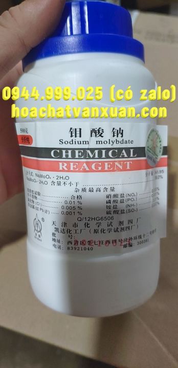 Sodium molybdate natri molybdat lọ 500g CAS 7631-95-0 Na2MoO4 2H2O ...