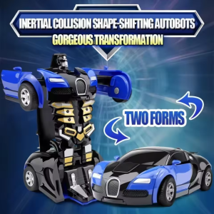 Electric RC Car 2 In 1 Transformation Robots Sports Vehicle Model Robots Boys Toys Remote Cool RC Deformation Cars Kid Toy Gifts