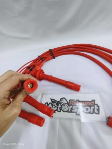 Works Engineering RRacing Plug Cable for Proton Wira Satria 1.6 / 1.8 / 4G92 / 4G93 Single Cam (SOHC)