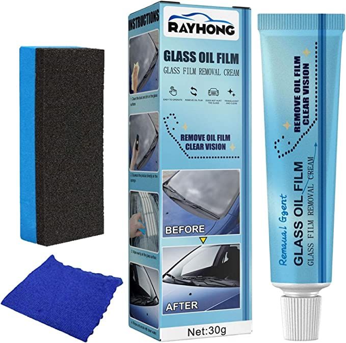 TOP SELLING CAR GLASS OIL FILM CLEANER | Glass Oil Film Removal Cream ...