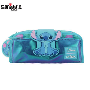 Australia Smiggle Original Childrens Pencil Case Girls Cute Kawaii Clutch Cartoon Stitch Kids Pencil Bag