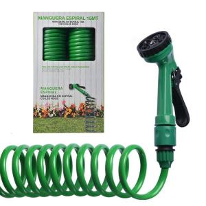 30M Expandable Garden Hose with 7 Function Spray Nozzle Flexible Water Gun for Gardening Washing Veggies