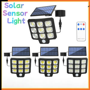 108LED Solar Motion Sensor RC 3 Modes Street Light Waterproof Outdoor Garden 太阳能感应灯