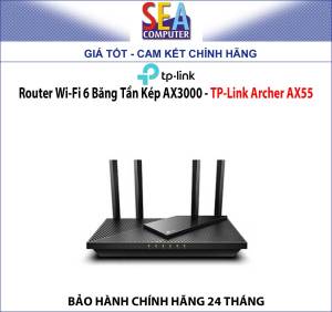 TP-Link Router Wi-Fi 6 Gigabit AX3000 - Archer AX55