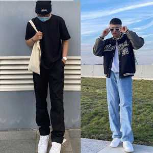 LOOSE PANTS CHARGO/CELANA JEANS REGULER PRIA/CELANA OOTD CASUAL/CELANA GOMBRONG/OOTD KOREAN STYLE/OUTFIT KECE SIMPLE SANTAI DAN ELEGAN by LAIZ FASHION
