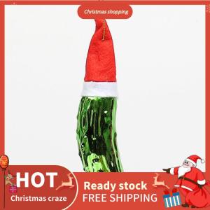 CX💥💓🎄 1Pcs Christmas Tree Hanging Ornament Cucumber Pendant Creative Pickled Cucumber Christmas Tree Decor Pendant