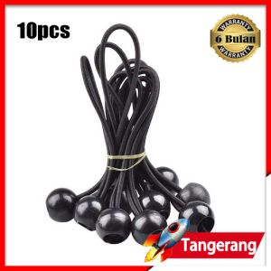 10pcs Tali Pengikat Camping Tali Strap Ball Elastis Outdoor Canopy Bungee Rope