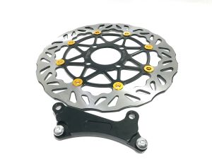 piringan DEPAN BEAT F1-SCOOPY F1-GENIO-SPACY- VARIO 110 F1-VARIO 125 F1-VARIO 150 F1-BEATSTREET-SCOOPY KARBU LAMA CAKRAM BESAR 260MM PLUS BREKET