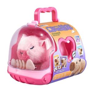 Realistic Walking Capybara Plush Toy with Sound Engaging Electric Pet Animal Dolls Toy for Children Interactive Toy