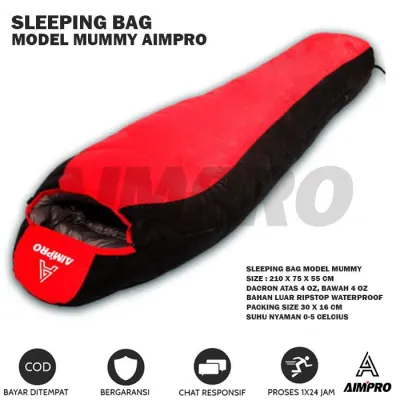 SLEEPING BAG ULTRALIGHT MUMMY DACRON/NOT SB POLAR CONSINA MAKALU - Cam Store55