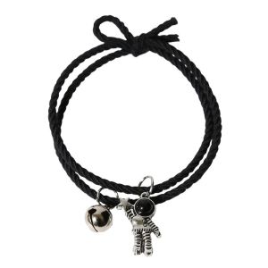 【Bestella✨COD】2 Pcs Gelang Wanita Korea Liontin Lonceng Pelangi Gelang Hadiah Ulang Tahun Fashion Perhiasan