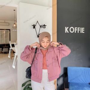 ONE SET JAKET BOMBER ROK KOREAN STYLE OVERSIZE | Moon Collect