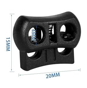 Cord Lock Stopper for 4mm Paracord – Durable Spring Toggle for Bags Drawstrings and Outdoor Gear