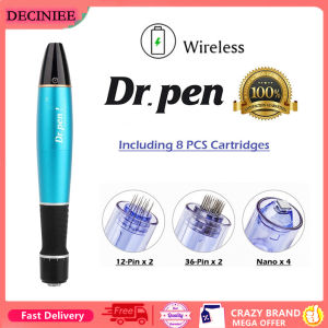 Dr Pen Ultima A1 Wireless With 8pcs Cartridge Professional Microneedling Derma Pen A1W For Hair Growth Mesotherapy Skincare Kit