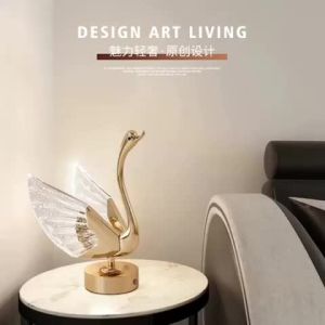 American Table Lamp Night Lamp Reading Light Table Lamp Bedroom Rechargeable Ins Style Bedroom Bed Side Table Lamp
