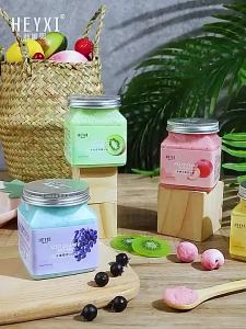 现货 HEYXI 韩媛熙 身体磨砂膏 浴盐磨砂膏 去角质  Fruit Smooth Bath Salt Body Scrub Whitening Body Body Scrub  Exfoliate