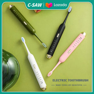 C-SAW Smart Sonic Electric Toothbrush USB Rechargeable Ultrasonic Toothbrush Soft Bristle Automatic Cleaning Teeth Comfortable Healthy Home