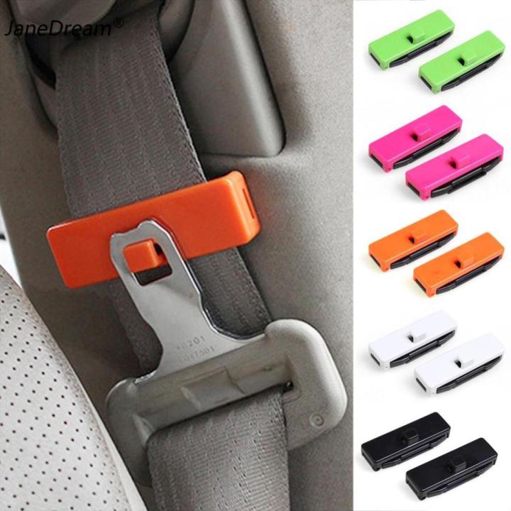 JaneDream 2Pcs Car Safety Belt Clips Auto Seat Belt Buckle Car Styling ...