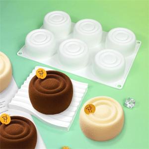 Dạng hình trụ khuôn silicon Kẹo mềm sô cô la khuôn mẫu kỳ nghỉ trang trí bánh nướng công cụ không dính mousses khuôn bánh