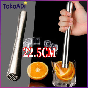Ice Muddler SUS 304 Cocktail Muddler Tumbukan Buah Mojito Penumbuk Es Batu