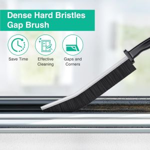Crevice Cleaning Brush Hard Bristle Gap Cleaning Brush Handle Bathroom Toilet Tile Groove Window Kitchen Home