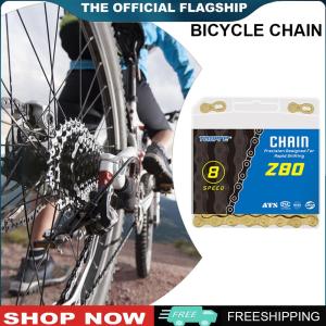 Durable Anti-Rust MTB Chains - Variable Speed Bike Chain Parts for Adventurous Cyclists