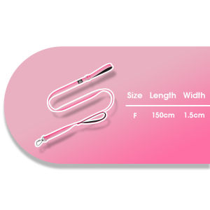 HamshMoc Pet Leash Dog Lead With Comfortable Handle Swivel Clip No Tangle Gradient Color Outdoor Walking