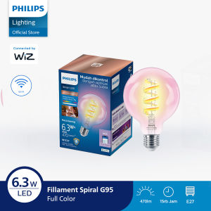 Philips Lampu Smart LED Fillament Spiral G95 6.3W Tunable Color