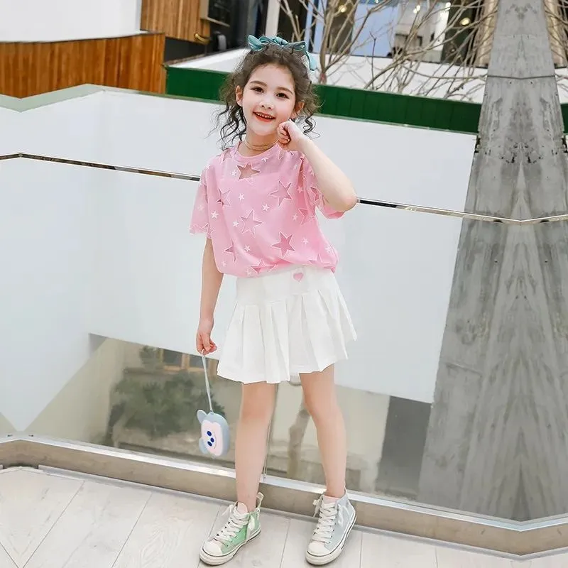 On Sale]Pleated Skirt for Kids Girls Korean Style 2-12 years old