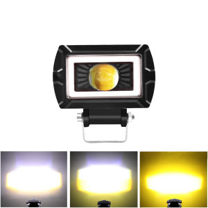 MODIFIKASIMARKET - Lampu Tembak Sorot LED BAR Laser Gun 1 Mata SQL Angel Eyes DC 9-36V