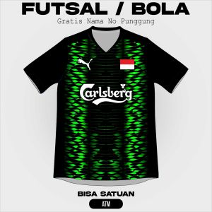 ERSEY SEPAK BOLA / FUTSAL GRATIS NAMA TEAM NO  LOGO DAN DESAIN (ATM)