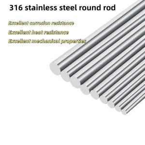 316 stainless steel round rod 316L solid rod various sizes high-precision grinding for ship accessories food machinery